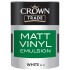Peinture Crown Trade Matt Vinyl Emulsion Blanc
